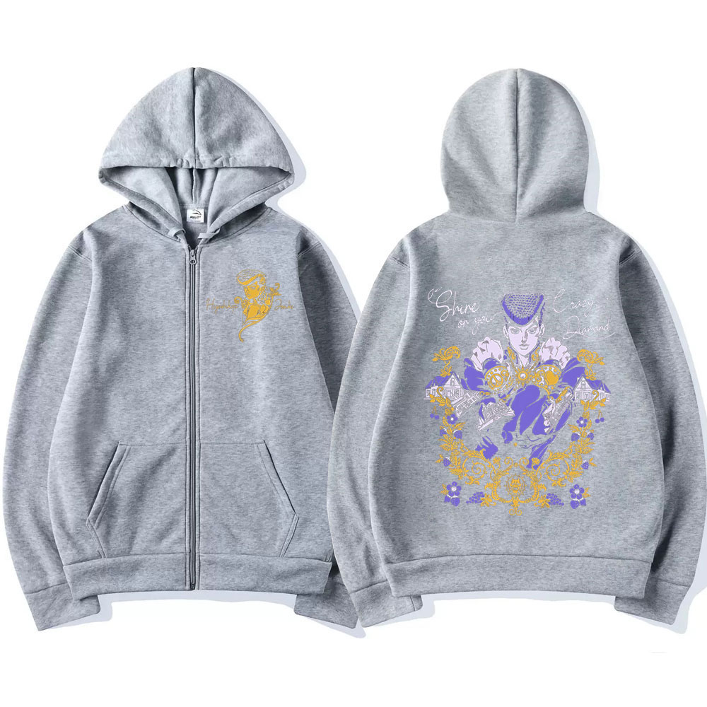 Anime Jojo Bizarre Adventure Z - Mens Fashion Zip Up Hoodies recensie en prijs