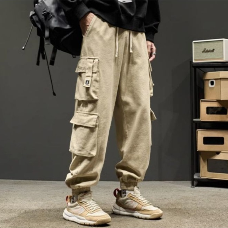 Khaki Male Trousers Biker Low  - Men'S Fashion Khaki Pants recensie en prijs