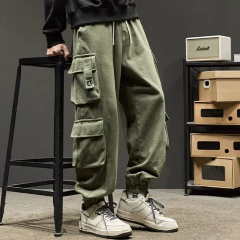 Khaki Male Trousers Biker Low  - Men'S Fashion Khaki Pants recensie en prijs