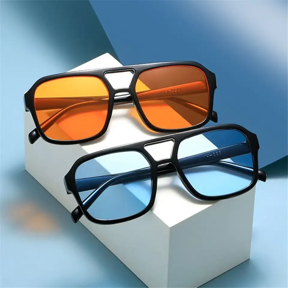 1PC Retro Square Aviation Sung - Men'S Fashion 70S recensie en prijs
