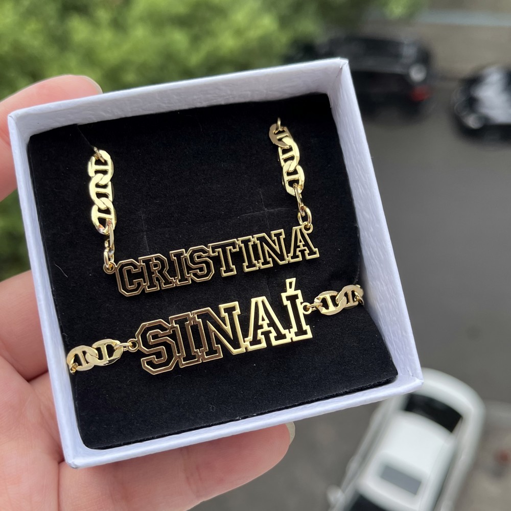 DUOYING Custom Name Hollow Nec - Men'S Fashion Jewelry Bracelets recensie en prijs