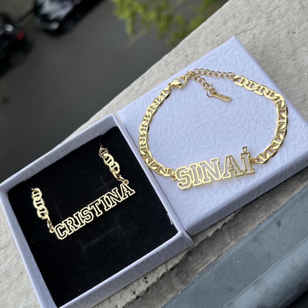 DUOYING Custom Name Hollow Nec - Men'S Fashion Jewelry Bracelets recensie en prijs