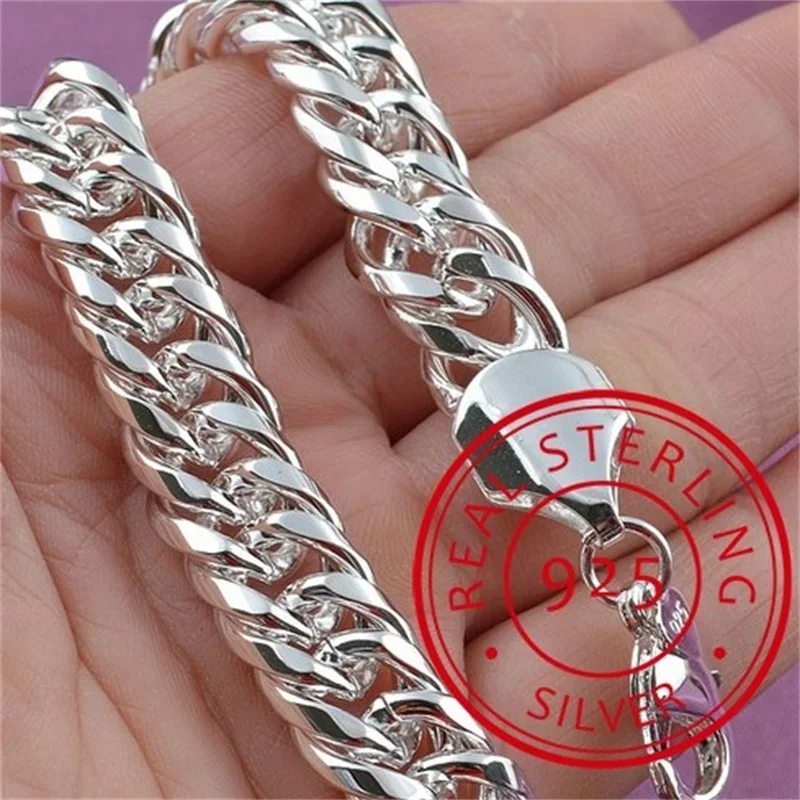 Hot 925 Sterling Silver Cute B - Men'S Fashion Jewelry Bracelets recensie en prijs