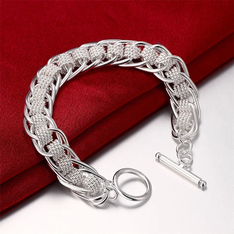 Hot 925 Sterling Silver Cute B - Men'S Fashion Jewelry Bracelets recensie en prijs