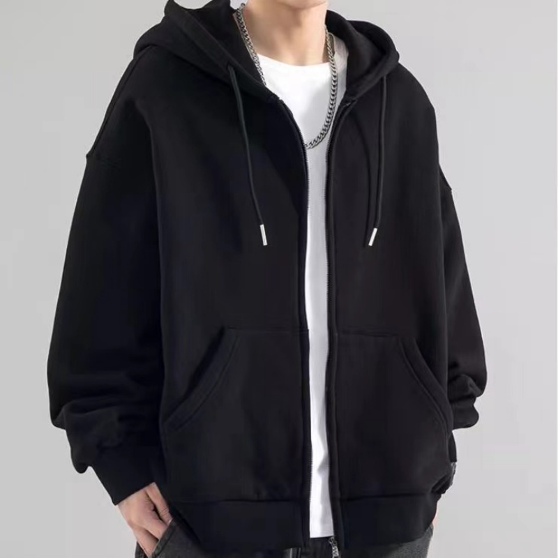 Fashion Casual Black Gray Blue - Mens Fashion Zip Up Hoodies recensie en prijs