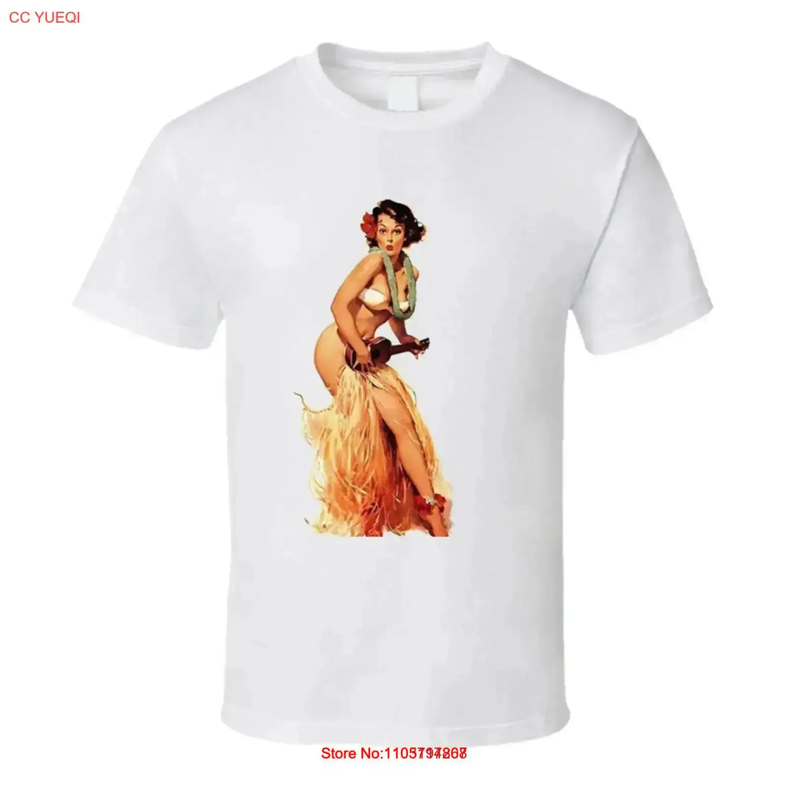 Retro T shirt Tiki Hula Girl U - Mens Fashion In The 50S recensie en prijs