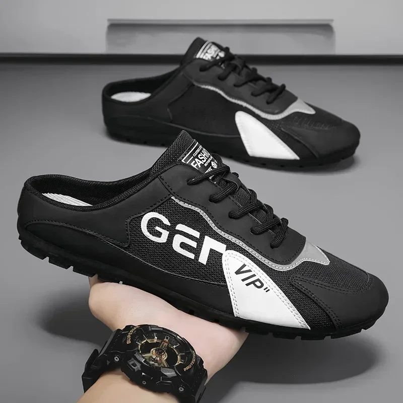 Men Slippers Trend Baotou Shoe - Mens Fashion Trainers recensie en prijs