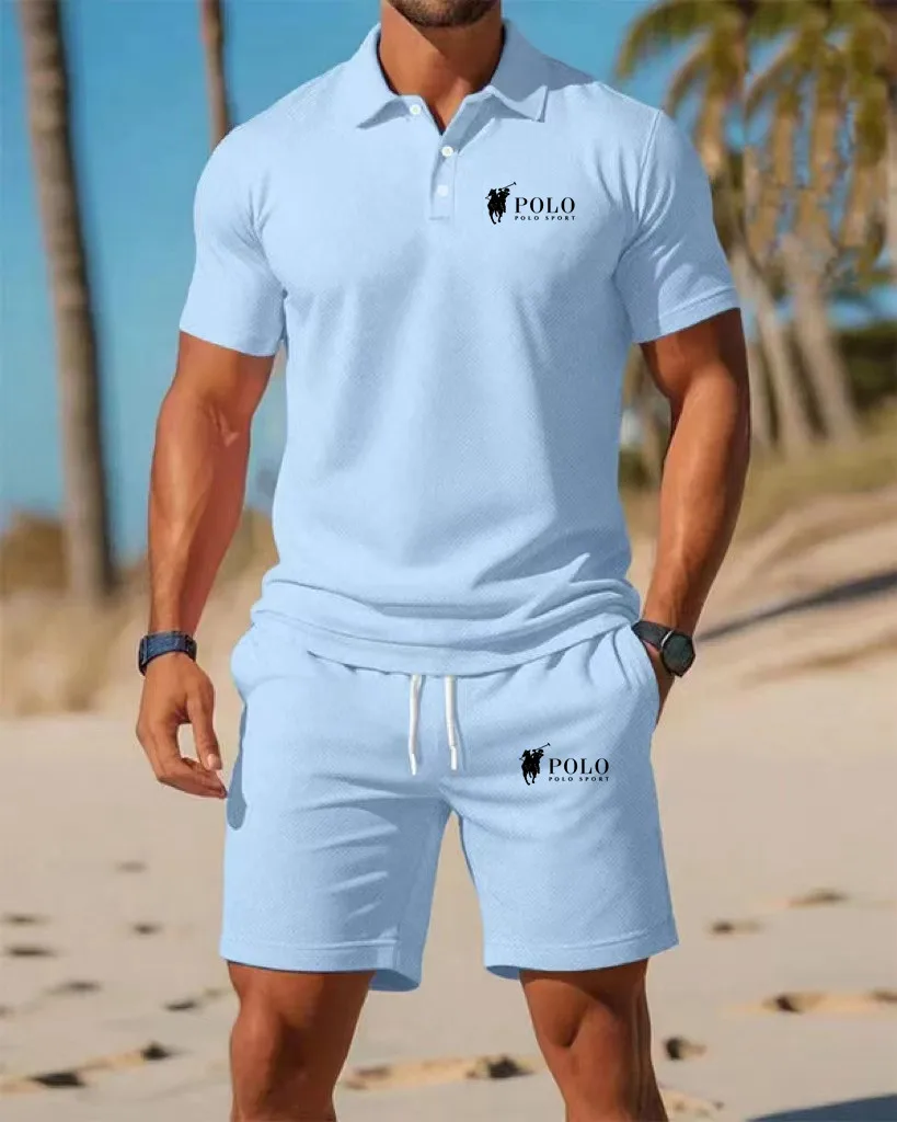 Men's Polo Shirt Set Summer Qu - Men'S Fashion Polo recensie en prijs