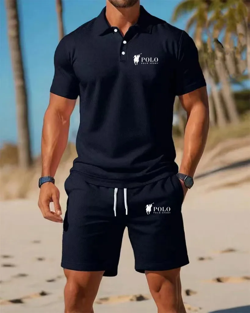 Men's Polo Shirt Set Summer Qu - Men'S Fashion Polo recensie en prijs