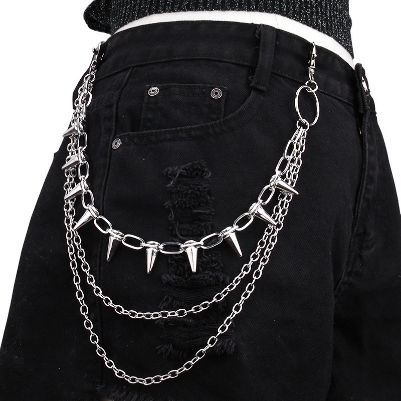 Hip Hop Punk Rock Metal Pants  - Jeans Pants Fashion Men recensie en prijs