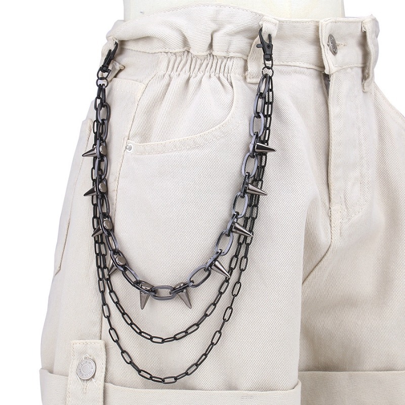 Hip Hop Punk Rock Metal Pants  - Jeans Pants Fashion Men recensie en prijs