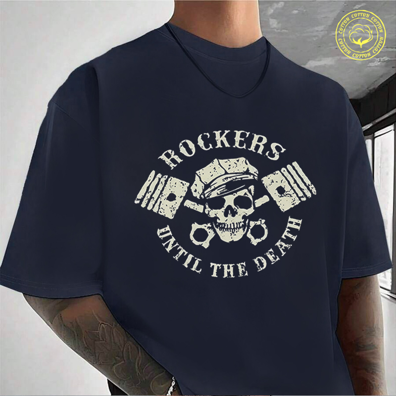 Men Cotton T-Shirt ROCKERS Unt - Mens Fashion In The 50S recensie en prijs
