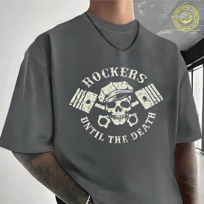 Men Cotton T-Shirt ROCKERS Unt - Mens Fashion In The 50S recensie en prijs