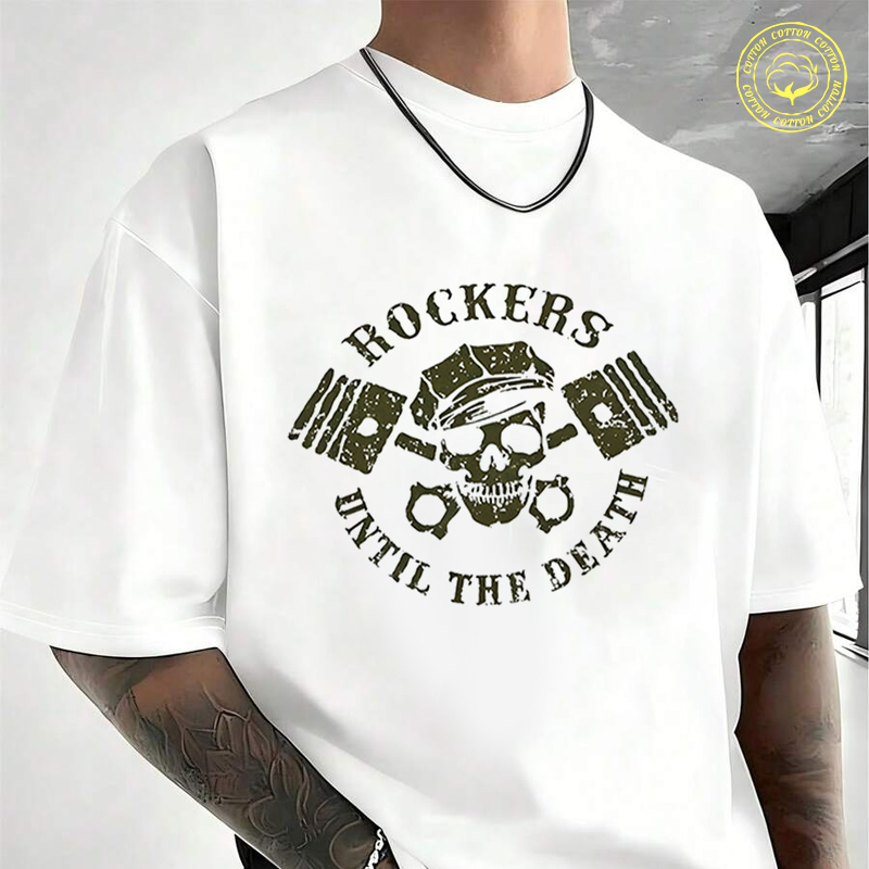 Men Cotton T-Shirt ROCKERS Unt - Mens Fashion In The 50S recensie en prijs