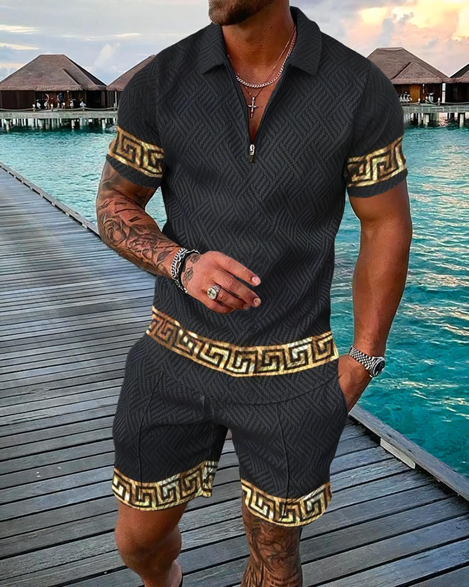 Funny 3D Printed Men's 2 Piece - Men'S Fashion Polo recensie en prijs