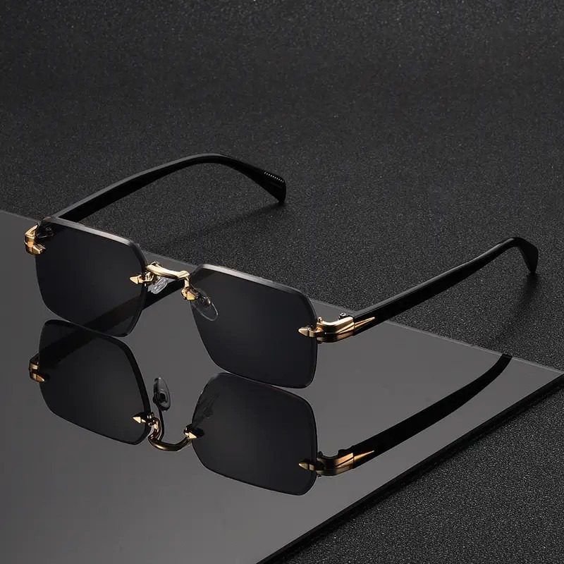 Rimless Sunglasses Rectangle F - Men'S Fashion Glasses recensie en prijs