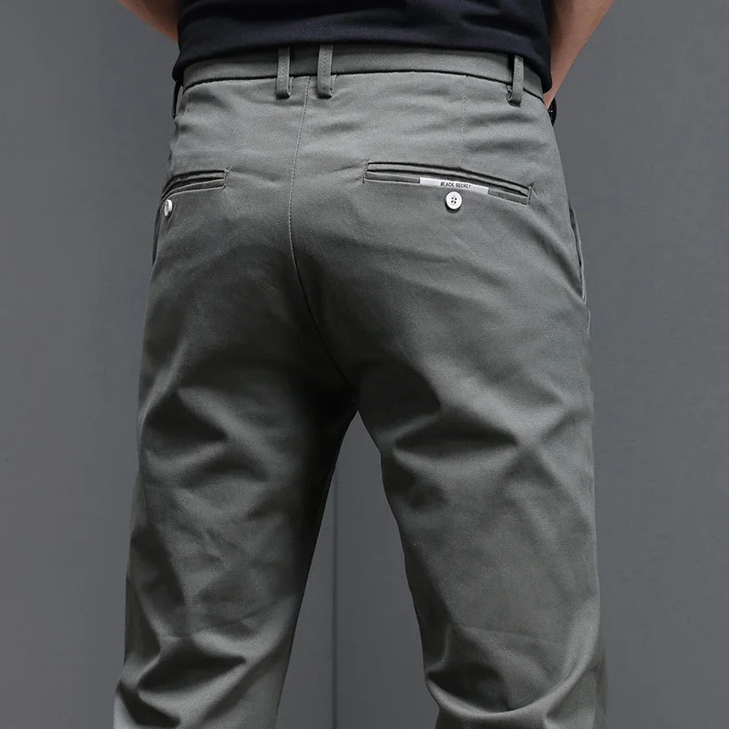 97.8% Cotton 2025 Spring Autum - Men'S Fashion Khaki Pants recensie en prijs