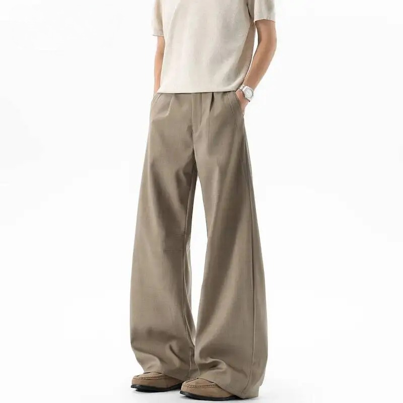 Khaki Vintage Pleated Men's Su - Men'S Fashion Khaki Pants recensie en prijs