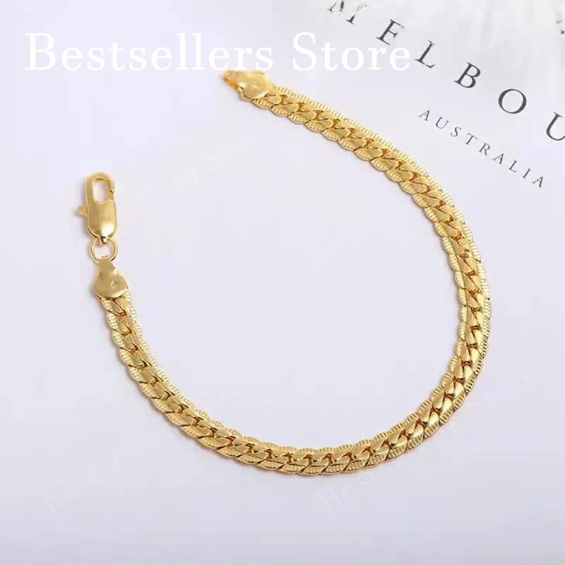 925 Sterling Silver, 18K Gold, - Men'S Fashion Jewelry Bracelets recensie en prijs