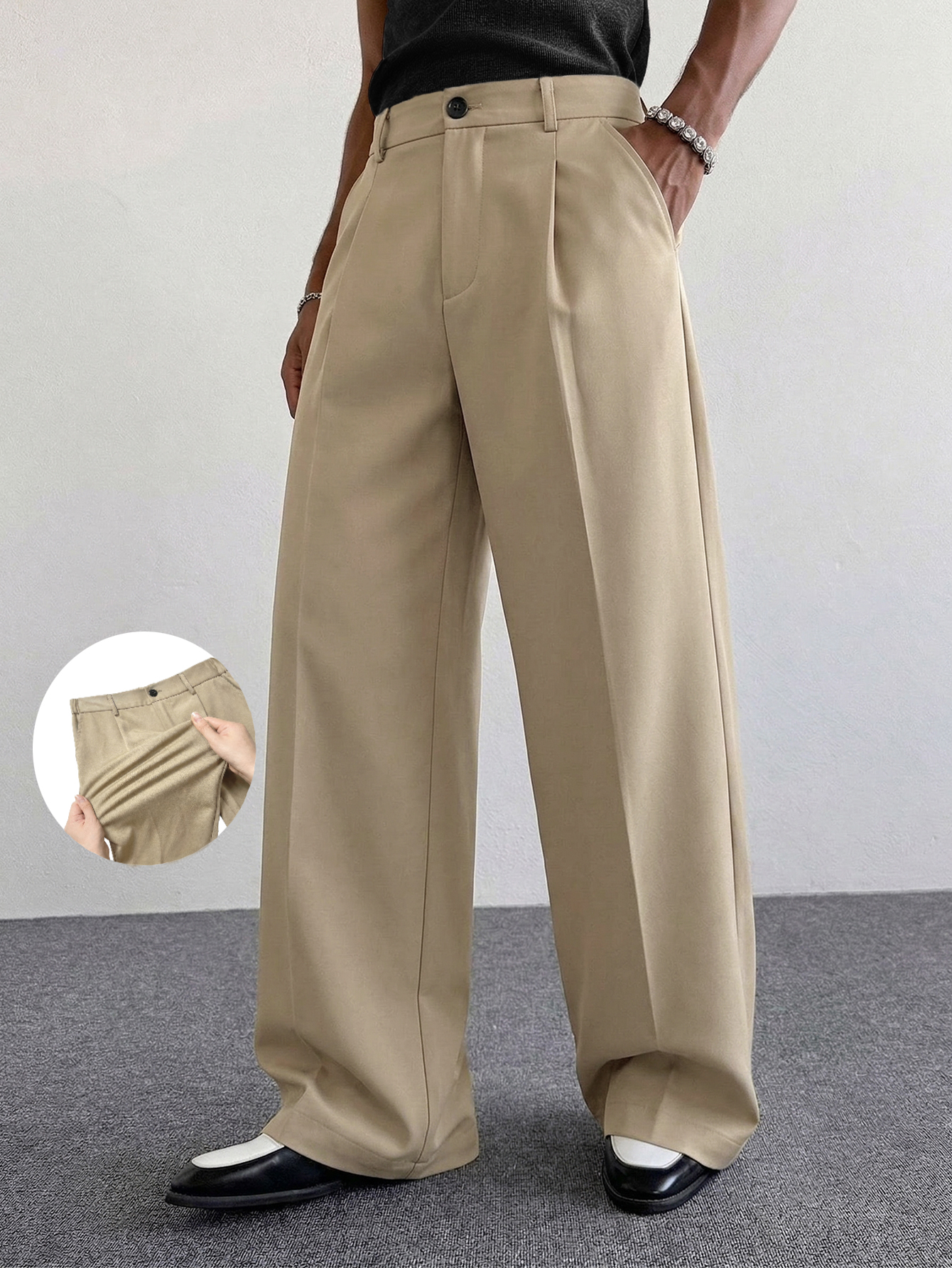 Casual Straight-Leg Pants For  - Men'S Fashion Khaki Pants recensie en prijs