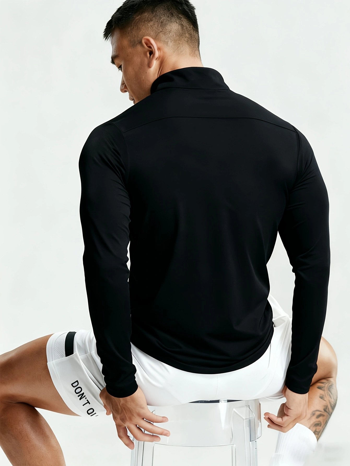 Men's Half-Zip Long Sleeve Spo - Men Fashion Upper recensie en prijs