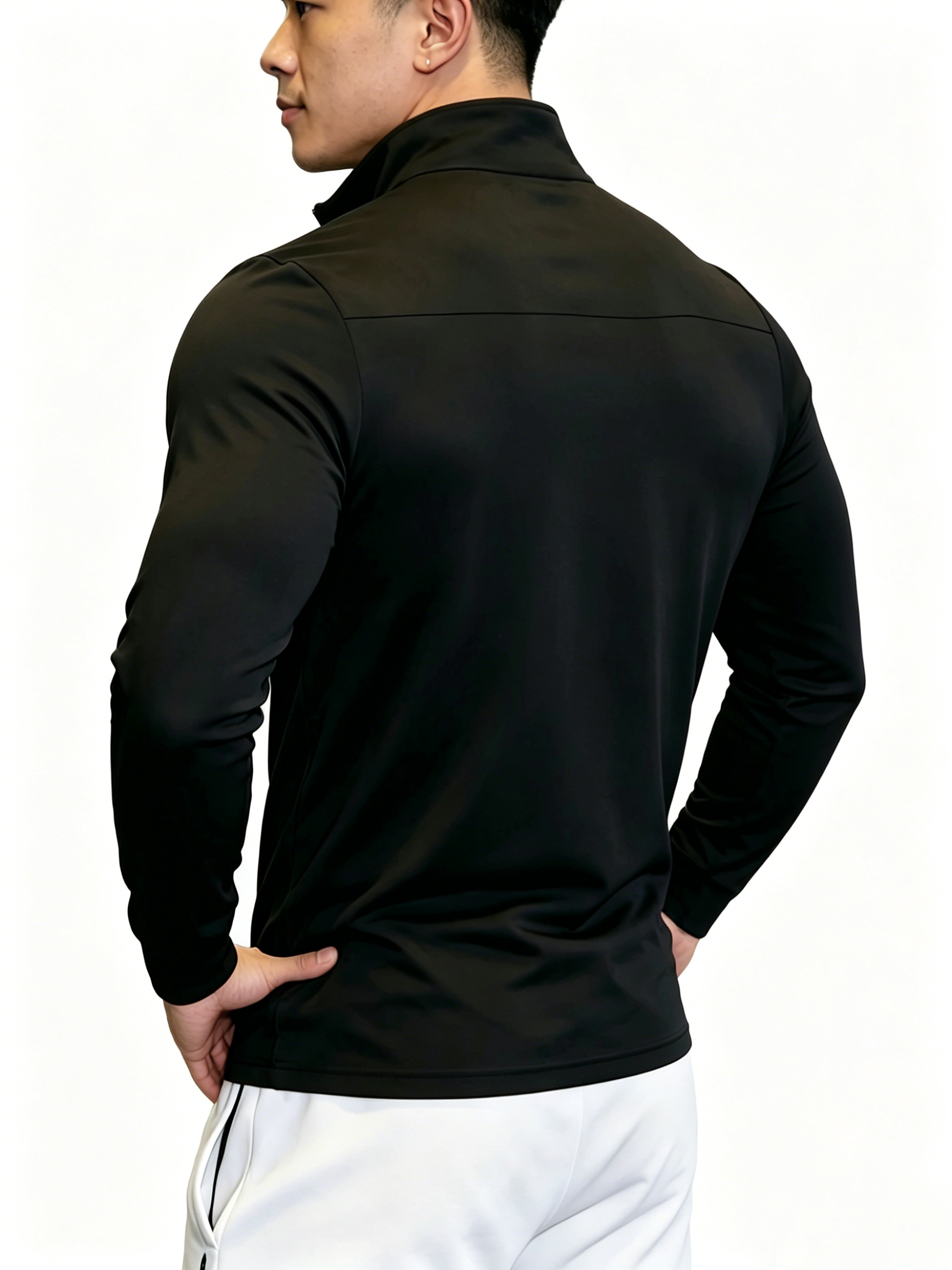 Men's Half-Zip Long Sleeve Spo - Men Fashion Upper recensie en prijs