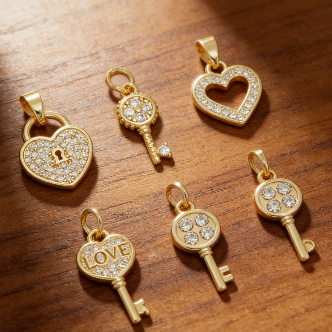 4Pcs Pendants Brass Cubic Zirc - Men'S Fashion Jewelry Bracelets recensie en prijs