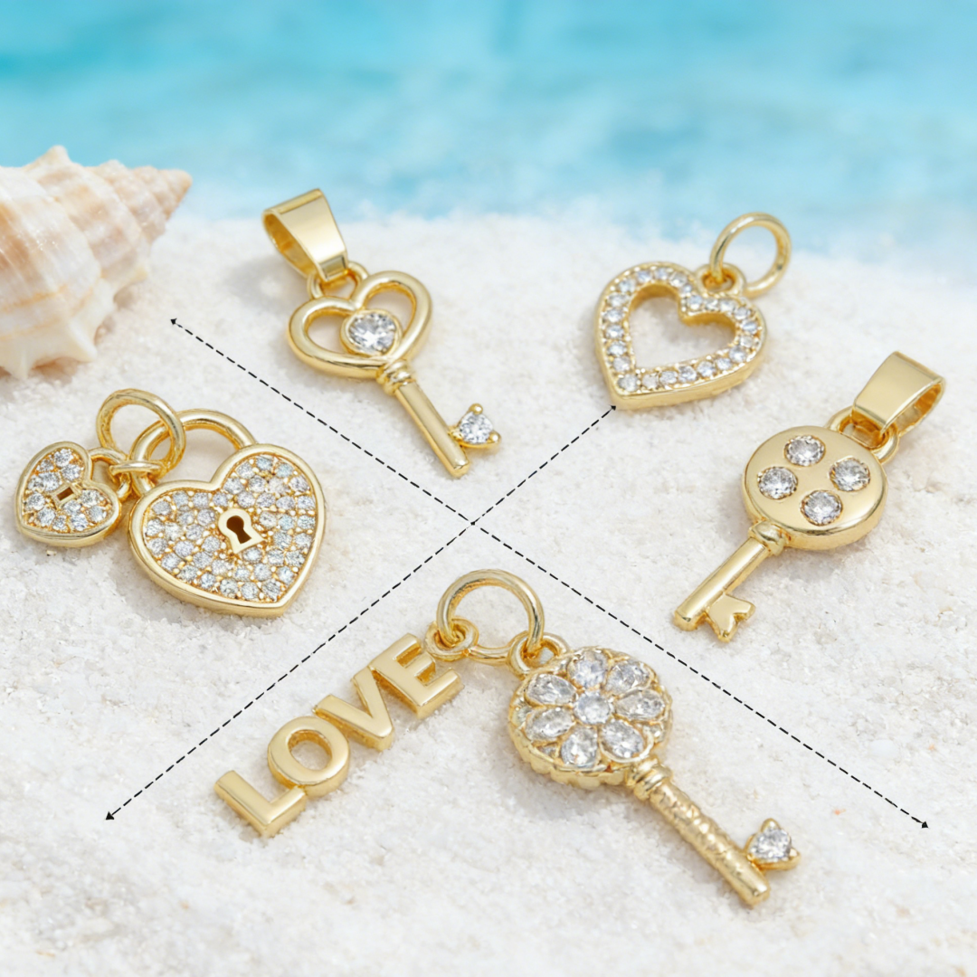 4Pcs Pendants Brass Cubic Zirc - Men'S Fashion Jewelry Bracelets recensie en prijs