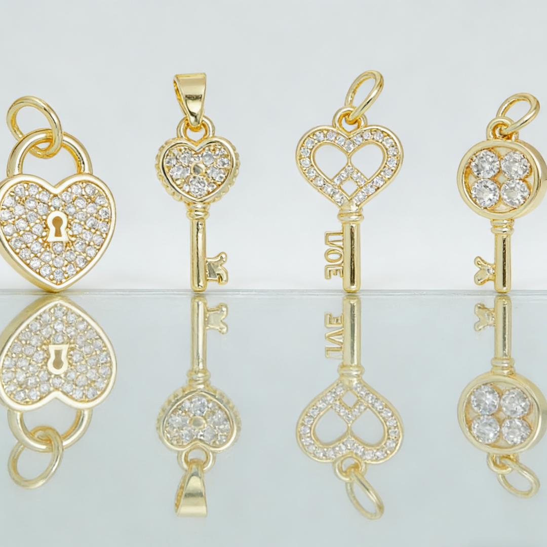 4Pcs Pendants Brass Cubic Zirc - Men'S Fashion Jewelry Bracelets recensie en prijs