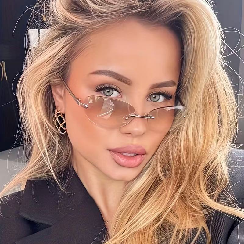 Rimless  Oval Sun Glasses for  - Men'S Fashion Glasses recensie en prijs