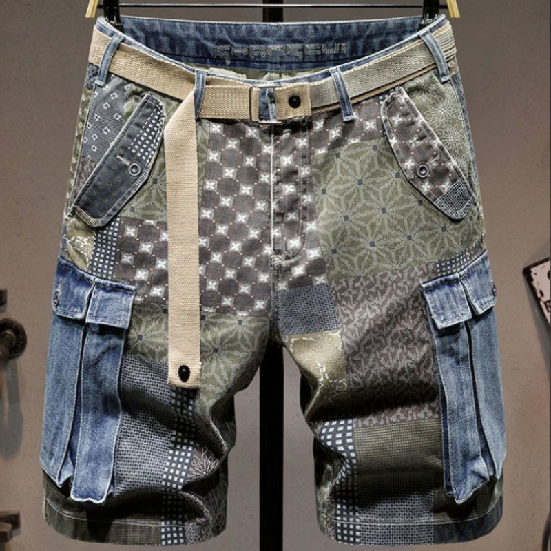 Graphic Man Denim Shorts Multi - Jeans Pants Fashion Men recensie en prijs