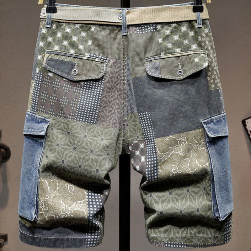 Graphic Man Denim Shorts Multi - Jeans Pants Fashion Men recensie en prijs