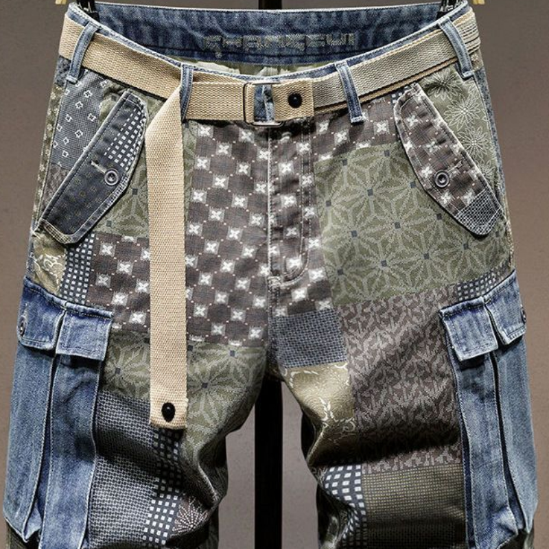 Graphic Man Denim Shorts Multi - Jeans Pants Fashion Men recensie en prijs