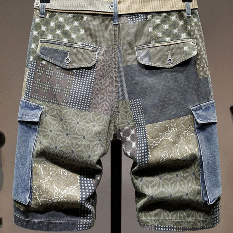 Graphic Man Denim Shorts Multi - Jeans Pants Fashion Men recensie en prijs