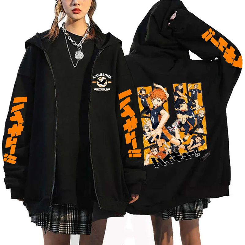 Japan Anime Printed Zipper Hoo - Mens Fashion Zip Up Hoodies recensie en prijs