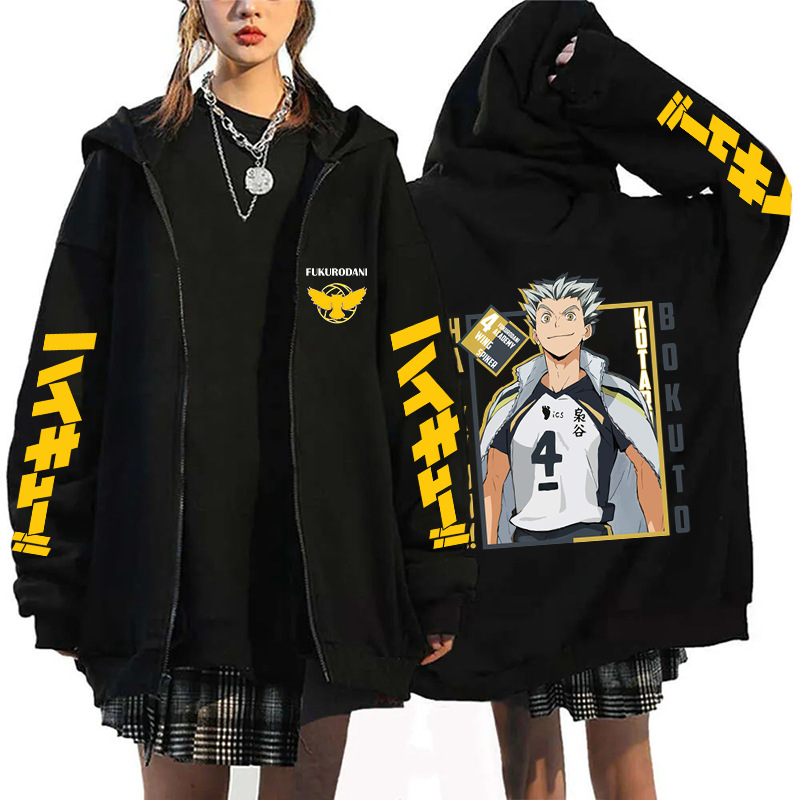 Japan Anime Printed Zipper Hoo - Mens Fashion Zip Up Hoodies recensie en prijs