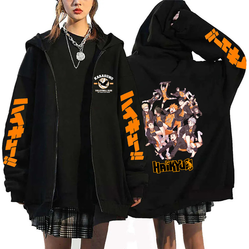Japan Anime Printed Zipper Hoo - Mens Fashion Zip Up Hoodies recensie en prijs