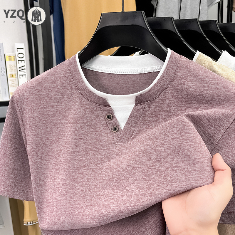 Mens Short Sleeve T Shirt Henl - Men Fashion Upper recensie en prijs