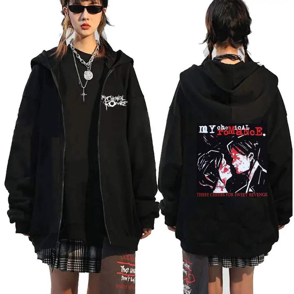 Rock Band My Chemical Romance  - Mens Fashion Zip Up Hoodies recensie en prijs