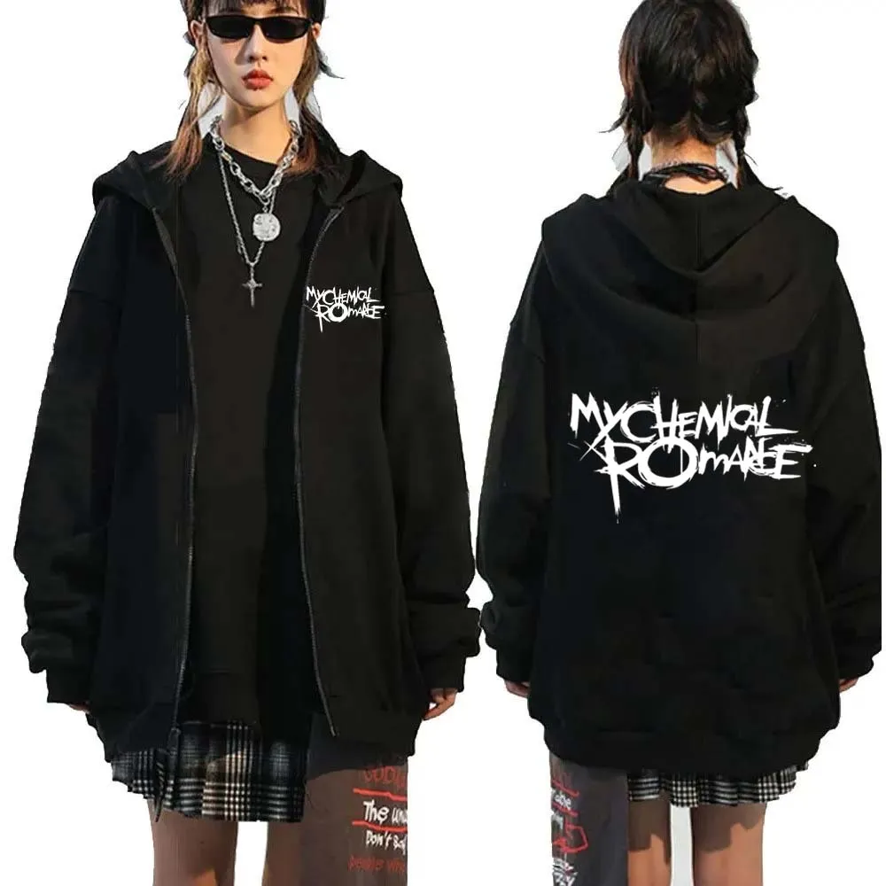 Rock Band My Chemical Romance  - Mens Fashion Zip Up Hoodies recensie en prijs