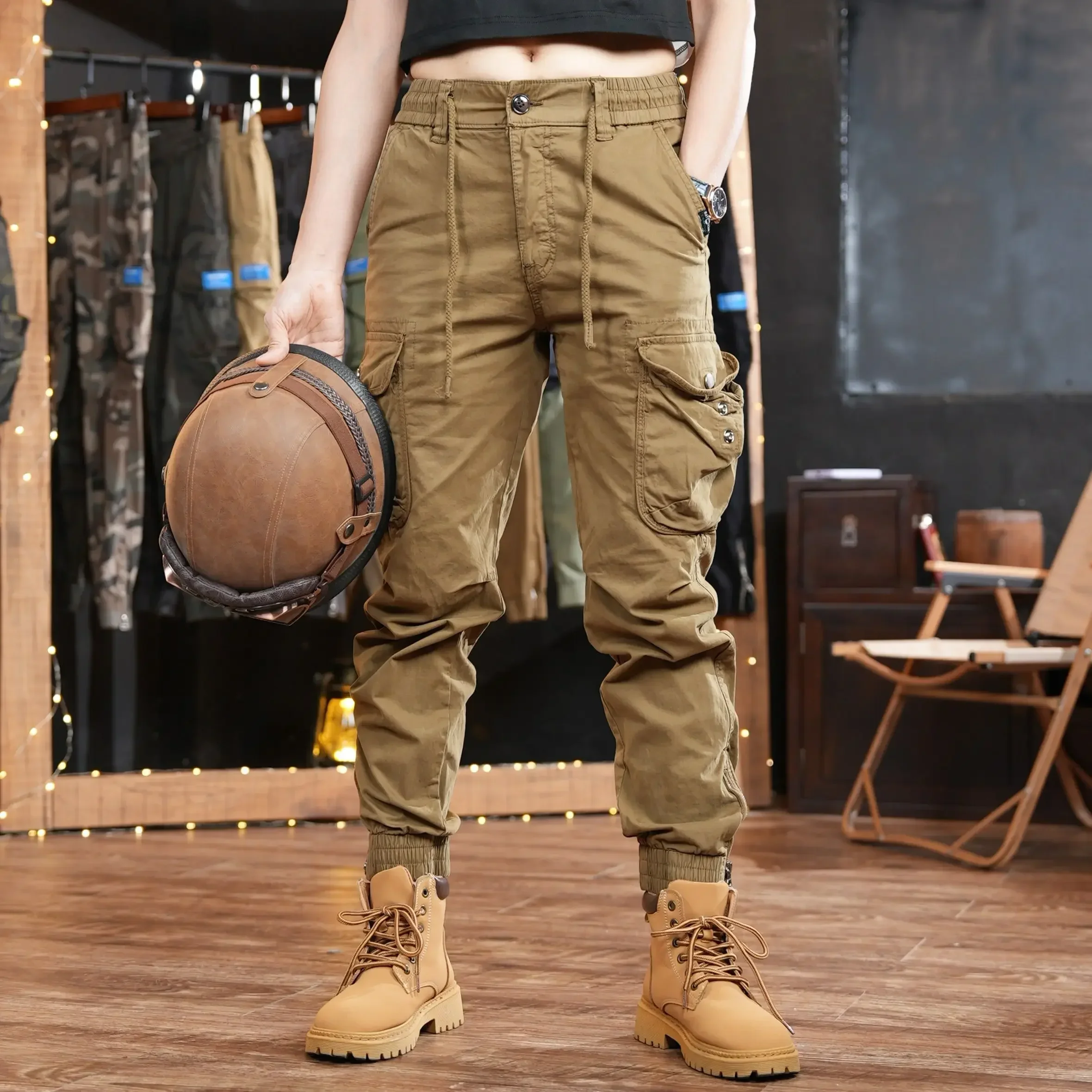 Multi Pocket Outdoor Trousers  - Men'S Fashion Khaki Pants recensie en prijs