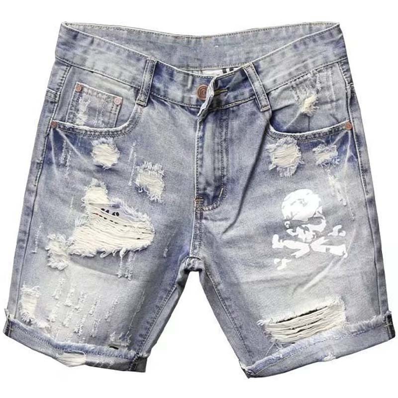 Summer Men's Worn Bead Hole Be - Jeans Pants Fashion Men recensie en prijs