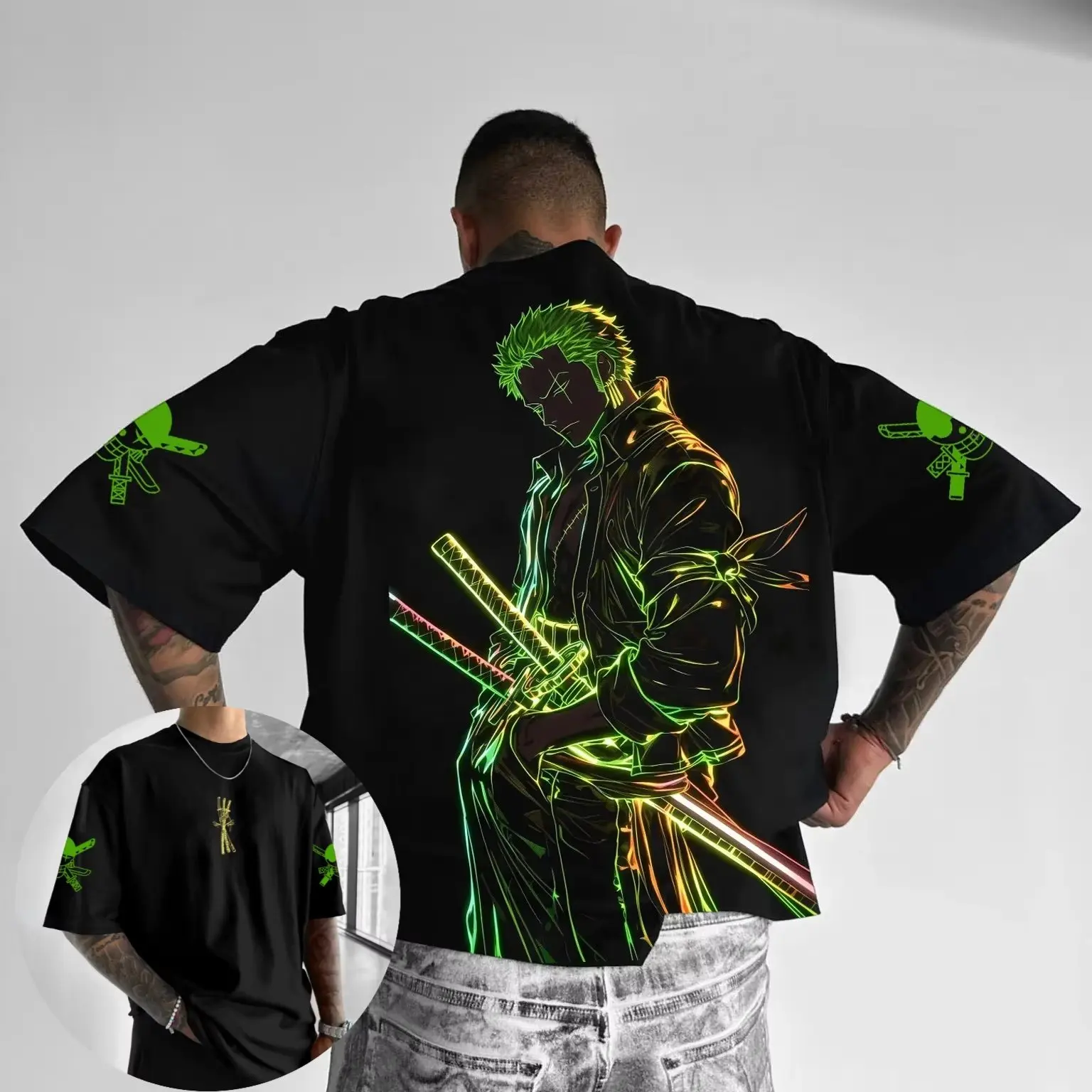 Summer Y2k Anime One Piece Zor - Men'S Fashion Oversized T Shirt recensie en prijs