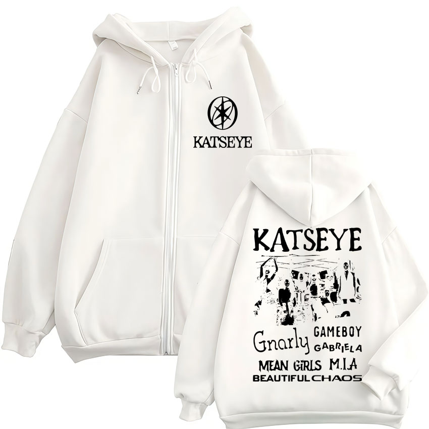 Kpop Katseye Beautiful Chaos A - Mens Fashion Zip Up Hoodies recensie en prijs