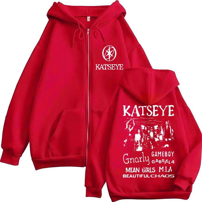 Kpop Katseye Beautiful Chaos A - Mens Fashion Zip Up Hoodies recensie en prijs