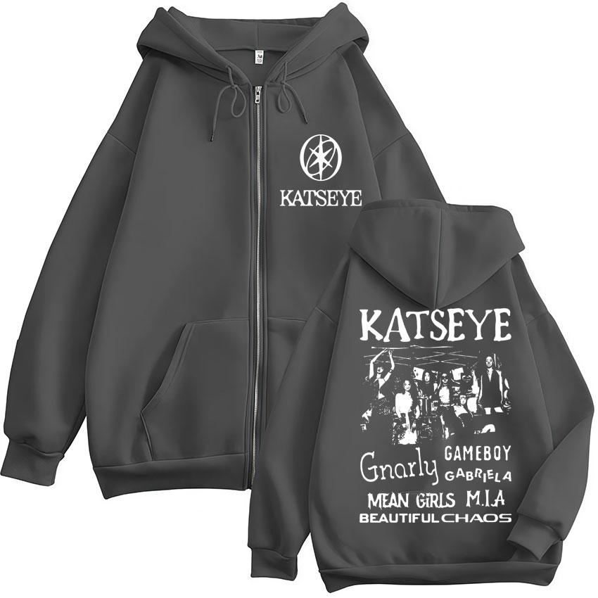 Kpop Katseye Beautiful Chaos A - Mens Fashion Zip Up Hoodies recensie en prijs