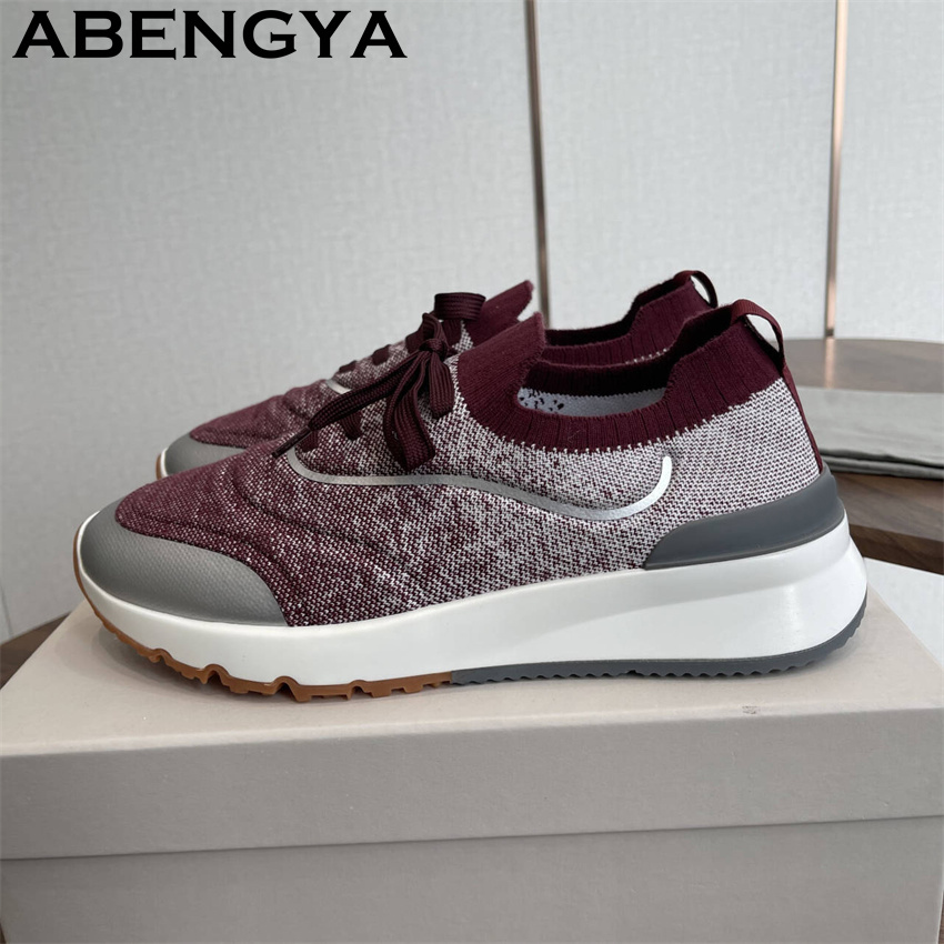 Men New Multicolour Knitted lo - Mens Fashion Trainers recensie en prijs