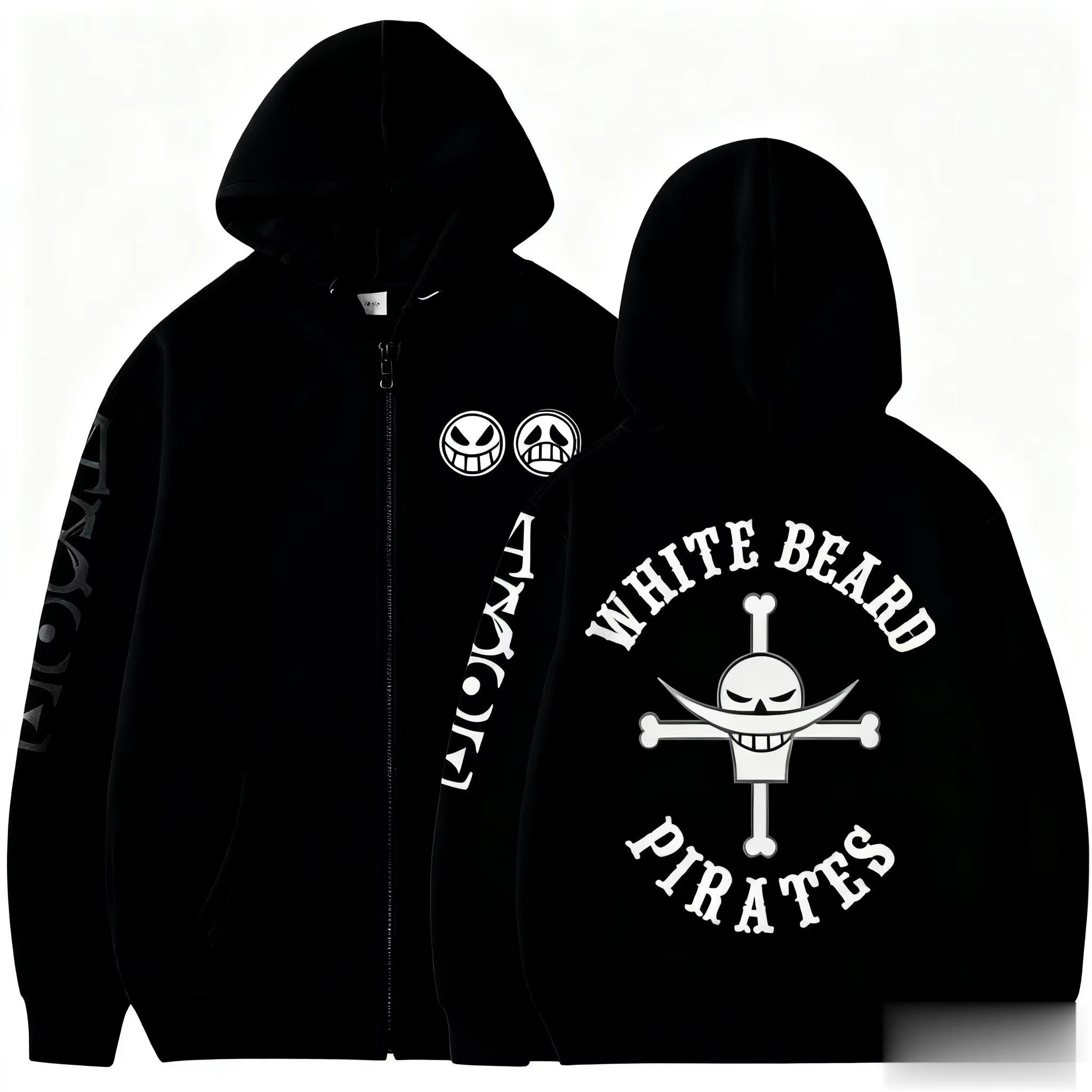 Unisex One Piece Skull Graphic - Mens Fashion Zip Up Hoodies recensie en prijs